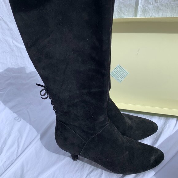 Black Suede Dinka Boots size 11 by Naturalizer - Picture 3 of 16